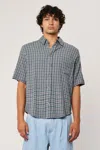 Rolla's Forester Check Shirt In Blue