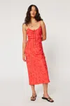 Rolla's Georgie Slip Jacquard In Cherry
