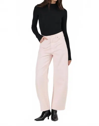 Rolla's Gigi Barrel Jean In Petal In Pink