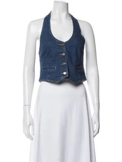 Pre-owned Rolla's Halterneck Sleeveless Top W/ Tags In Multi