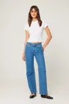 Rolla's High Rise Sailor Jeans In Ashley Blue In Ashley Blue