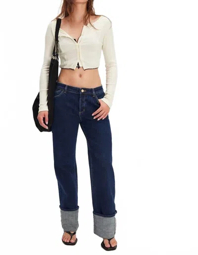 Rolla's Heidi Low Rise Jean In Indigo In Blue