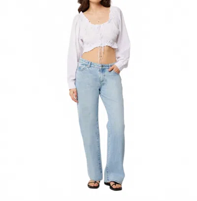Rolla's Heidi Low Rise Jeans In Longbeach Wash In Multi