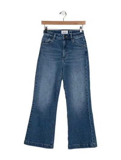 Pre-owned Rolla's High-rise Flared Jeans In Blue