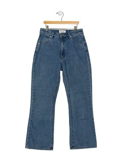 Pre-owned Rolla's High-rise Flared Jeans In Blue