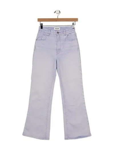Pre-owned Rolla's High-rise Flared Jeans In Grey