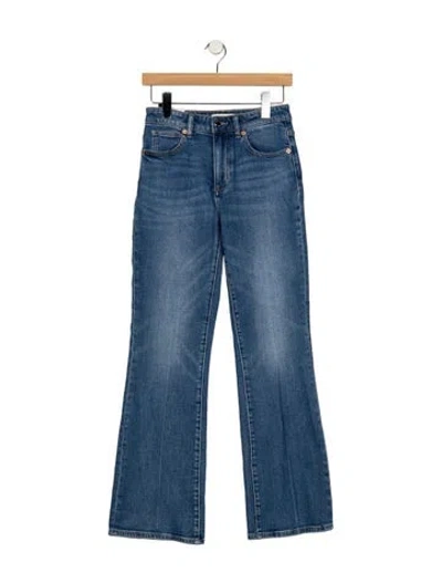 Pre-owned Rolla's High-rise Flared Jeans W/ Tags In Blue