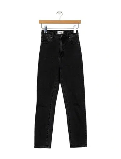 Pre-owned Rolla's High-rise Skinny Leg Jeans In Black