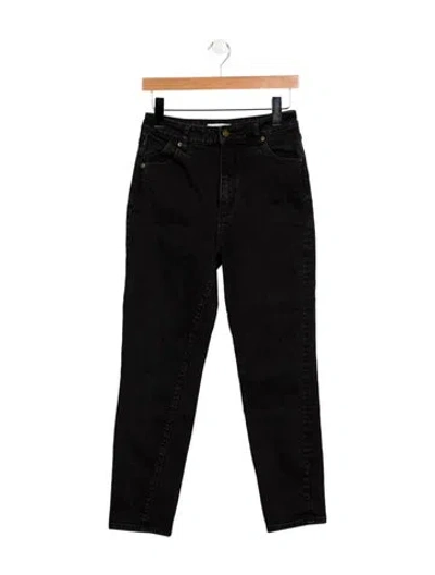 Pre-owned Rolla's High-rise Skinny Leg Jeans In Black
