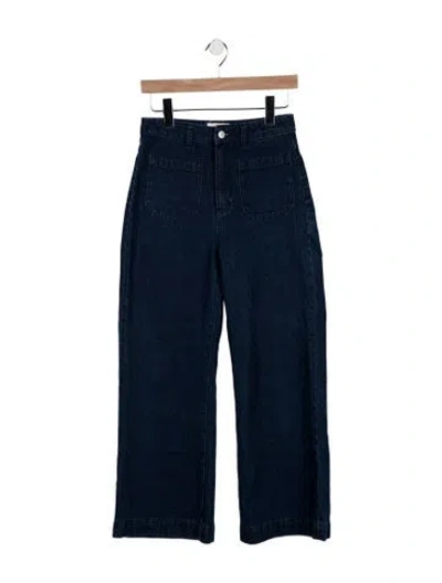 Pre-owned Rolla's High-rise Wide Leg Jeans In Blue