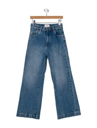 Pre-owned Rolla's High-rise Wide Leg Jeans In Blue