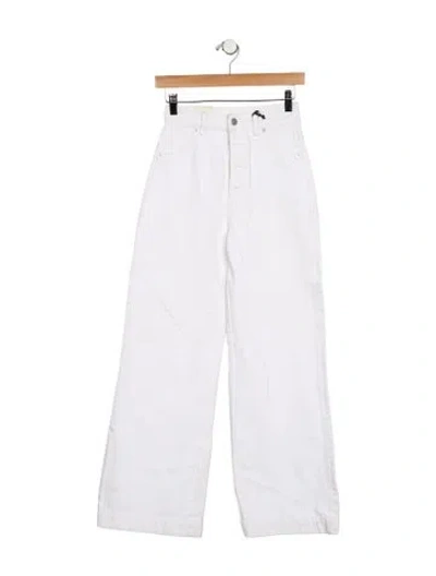 Pre-owned Rolla's High-rise Wide Leg Jeans In Blue
