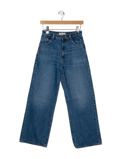 Pre-owned Rolla's High-rise Wide Leg Jeans In Blue