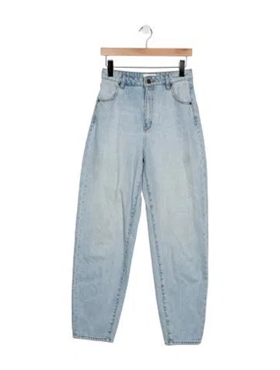 Pre-owned Rolla's High-rise Wide Leg Jeans In Blue