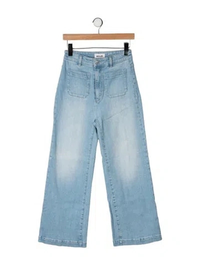 Pre-owned Rolla's High-rise Wide Leg Jeans In Blue