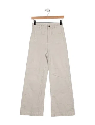 Pre-owned Rolla's High-rise Wide Leg Jeans In Grey