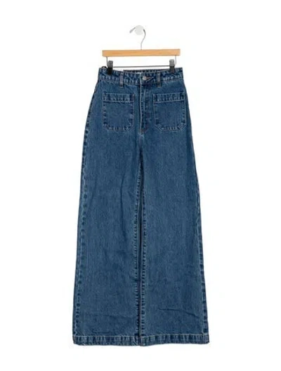 Pre-owned Rolla's High-rise Wide Leg Jeans W/ Tags In Blue