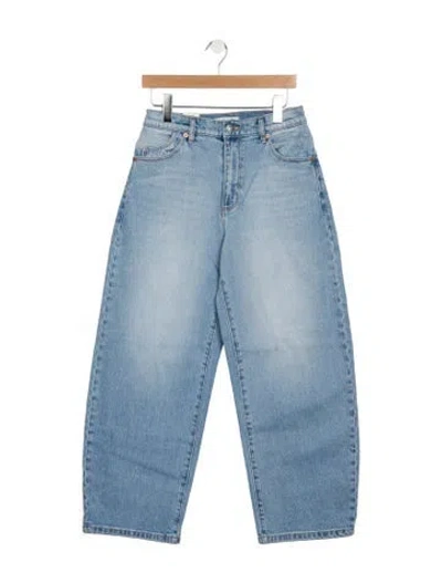 Pre-owned Rolla's High-rise Wide Leg Jeans W/ Tags In Blue