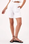 ROLLA'S HORIZON HIGH WAIST LINEN BLEND SHORTS