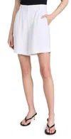 Rolla's Horizon Linen Shorts White In White