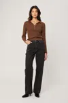 Rolla's Hugo Knit Top In Nutmeg