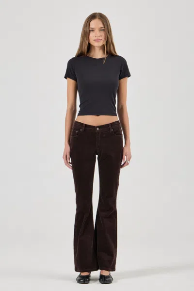 Rolla's Jeans Downtown Flare Jean In Black