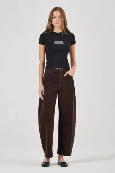 Rolla's Jeans Gigi Barrel Jean In Brown