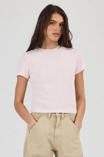 Rolla's Jeans Us Classic Tee In Pink
