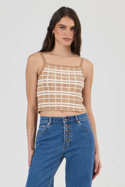 Rolla's Jeans Us Daybreak Knit Tank Check In Multi