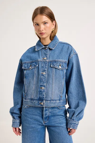 Rolla's Jeans Us Denim Swing Jacket In Soho Vintage
