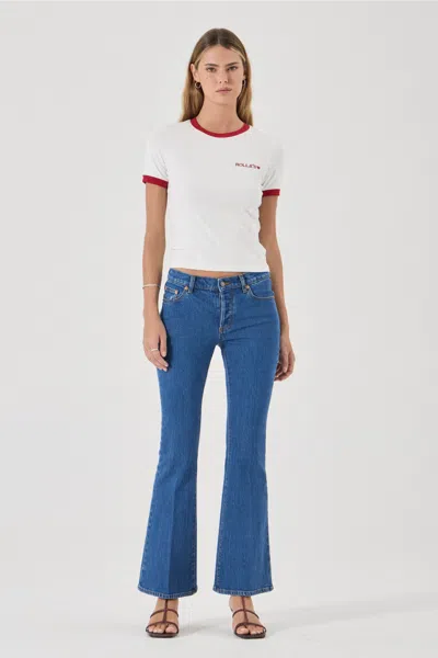 Rolla's Jeans Us Downtown Flare Jean In Blue