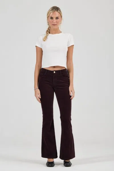 Rolla's Jeans Us Downtown Flare Jean In Brown