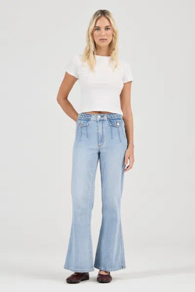 Rolla's Jeans Us Eastcoast Flare Jean In Blue