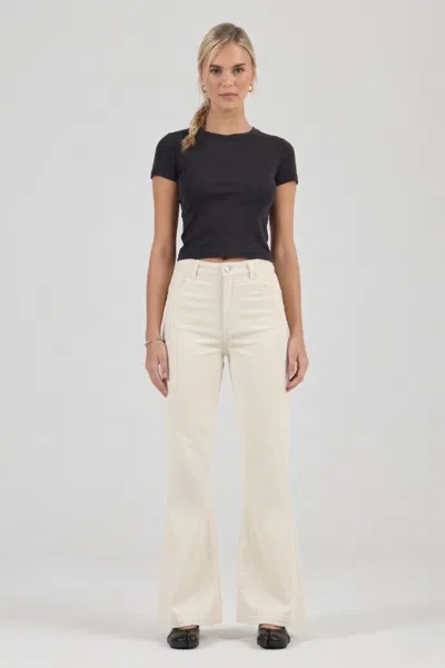 Rolla's Jeans Us Eastcoast Flare Jean In Neutral