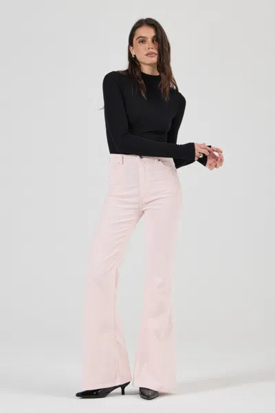 Rolla's Jeans Us Eastcoast Flare Jean In Pink