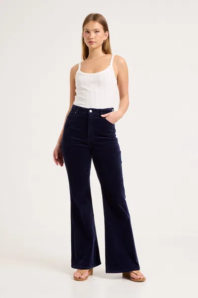Rolla's Jeans Us Eastcoast Flare Jean In True Navy Cord