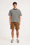 Rolla's Jeans Us Emblem Stripe Tee In Emblem Stripe Tee
