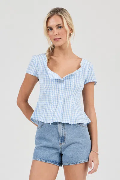 Rolla's Jeans Us Esme Top In Blue