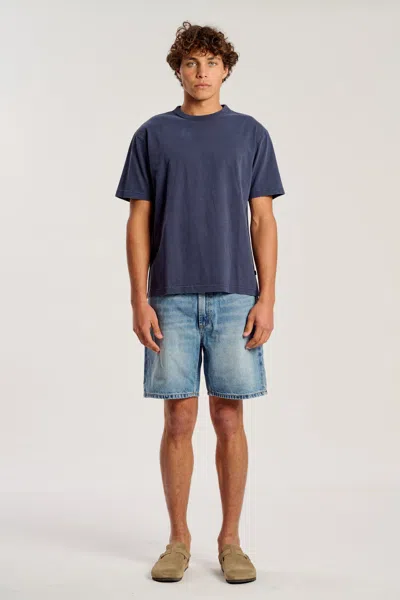 Rolla's Jeans Us Ezy Shorts In Byron Blue