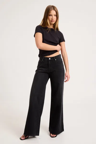 Rolla's Jeans Us Frankie Loose Jean Long In Mercer Black