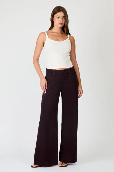 Rolla's Jeans Us Frankie Loose Jeans Long In Dark Cherry
