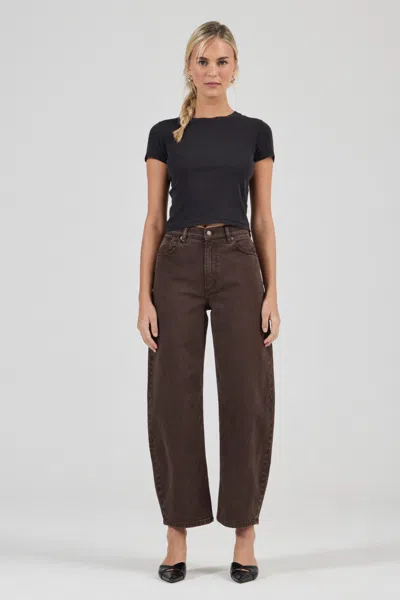 Rolla's Jeans Us Gigi Barrel Jean In Brown