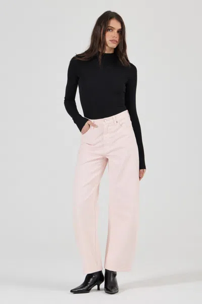 Rolla's Jeans Us Gigi Barrel Jean In Pink