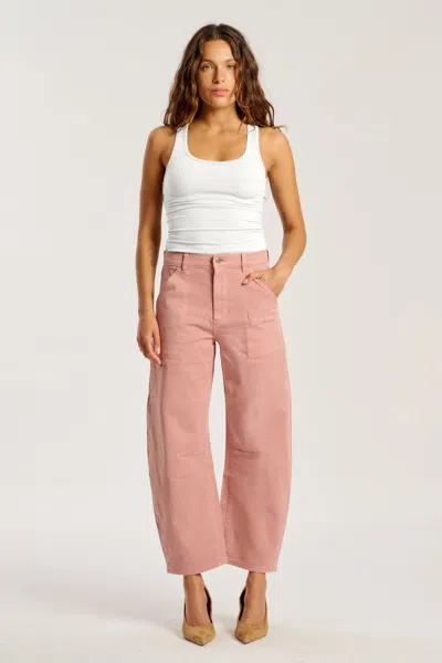 Rolla's Jeans Us Gigi Barrel Trade Pants In Pink