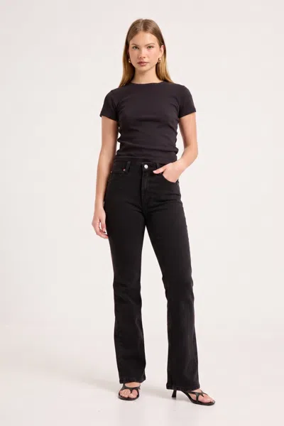 Rolla's Jeans Us Midtown Boocut Jean In Noir