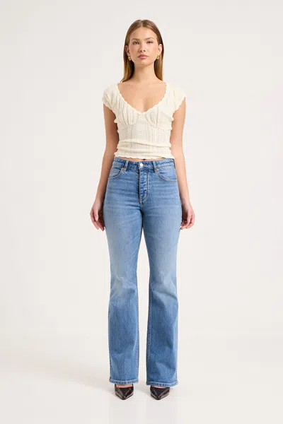 Rolla's Jeans Us Midtown Bootcut Jean Long In Soho Vintage