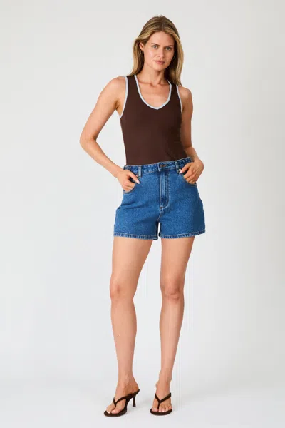 Rolla's Jeans Us Mirage Tab Shorts In Canyon Stone