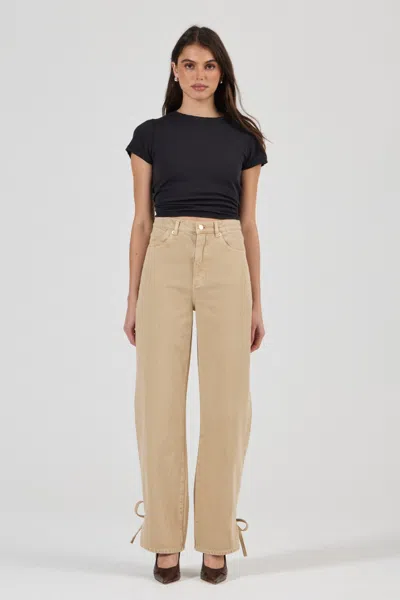 Rolla's Jeans Us Relaxed Sailor Jean Long Tie In Neutral
