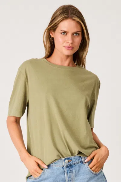 Rolla's Jeans Us Sunday Tee In Summer Olive