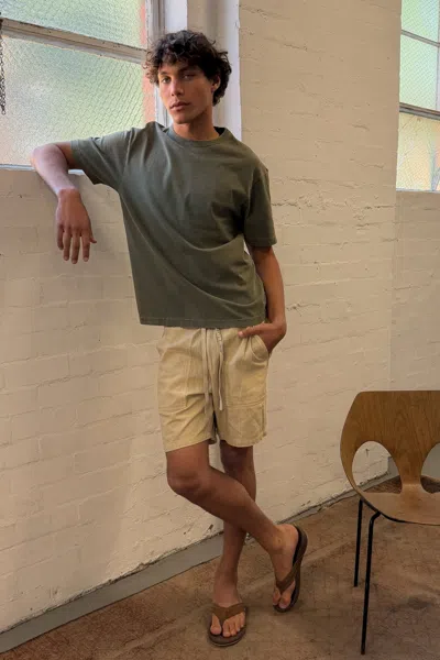 Rolla's Jeans Us Supply Shorts In Ecru